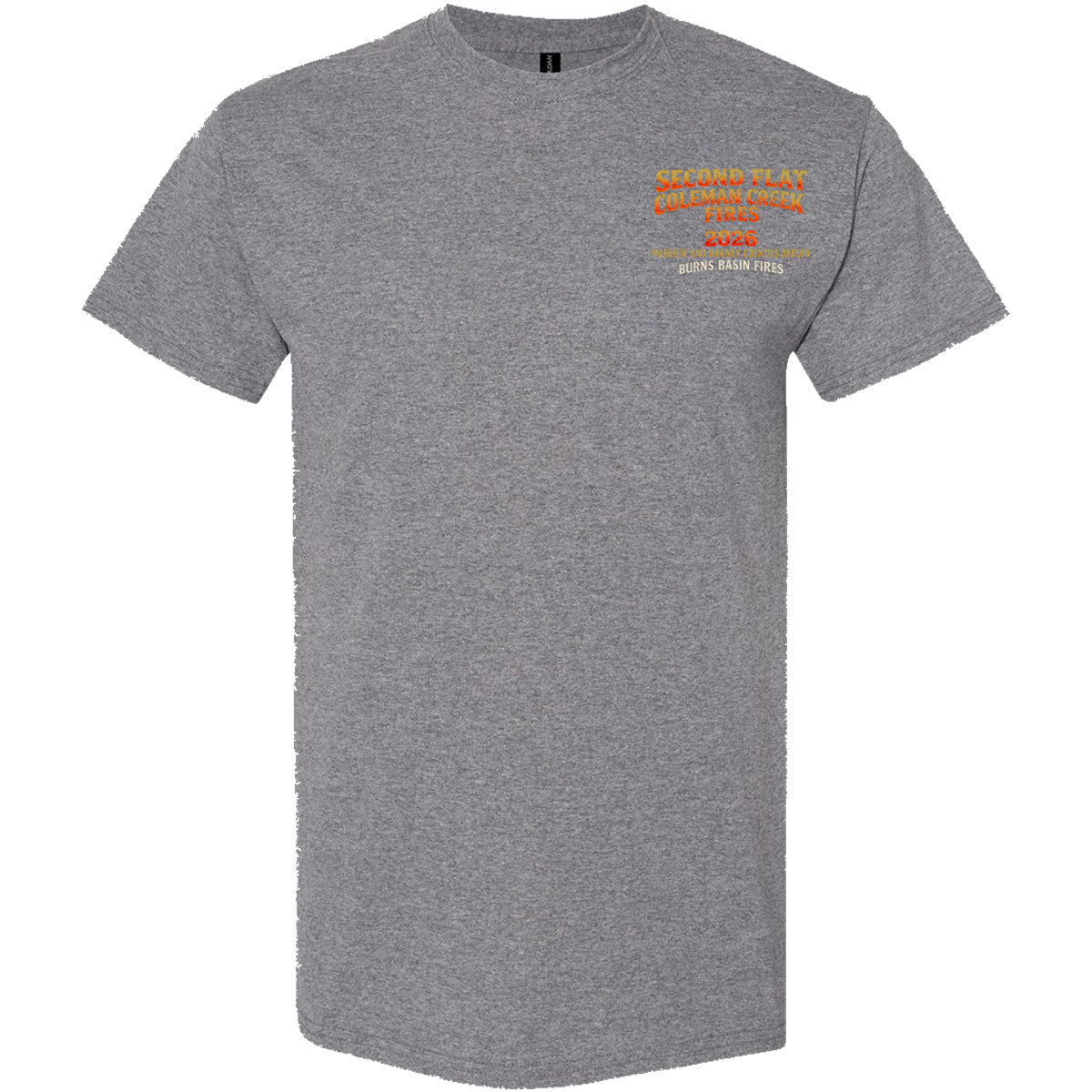 THE SECOND FLAT AND COLEMAN CREEK FIRE YOUTH SHIRT 2026