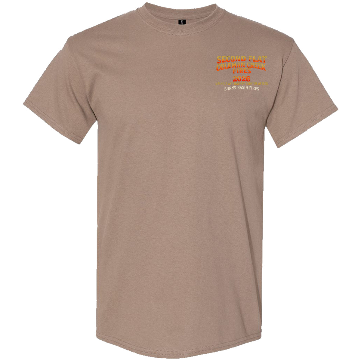 THE SECOND FLAT AND COLEMAN CREEK FIRE SHIRT 2026