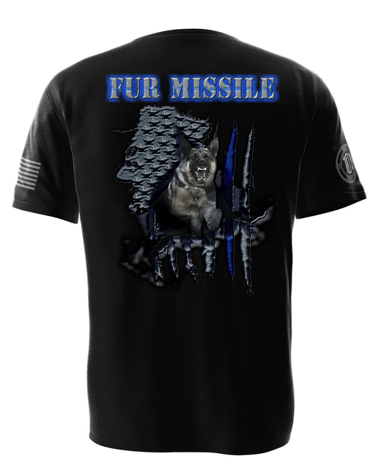 K9 Fur Missile Men's Tee