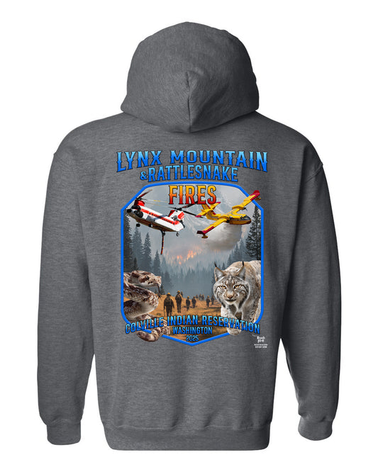LYNX MOUNTAIN & RATTLESNAKE  FIRE HOODIE 2025
