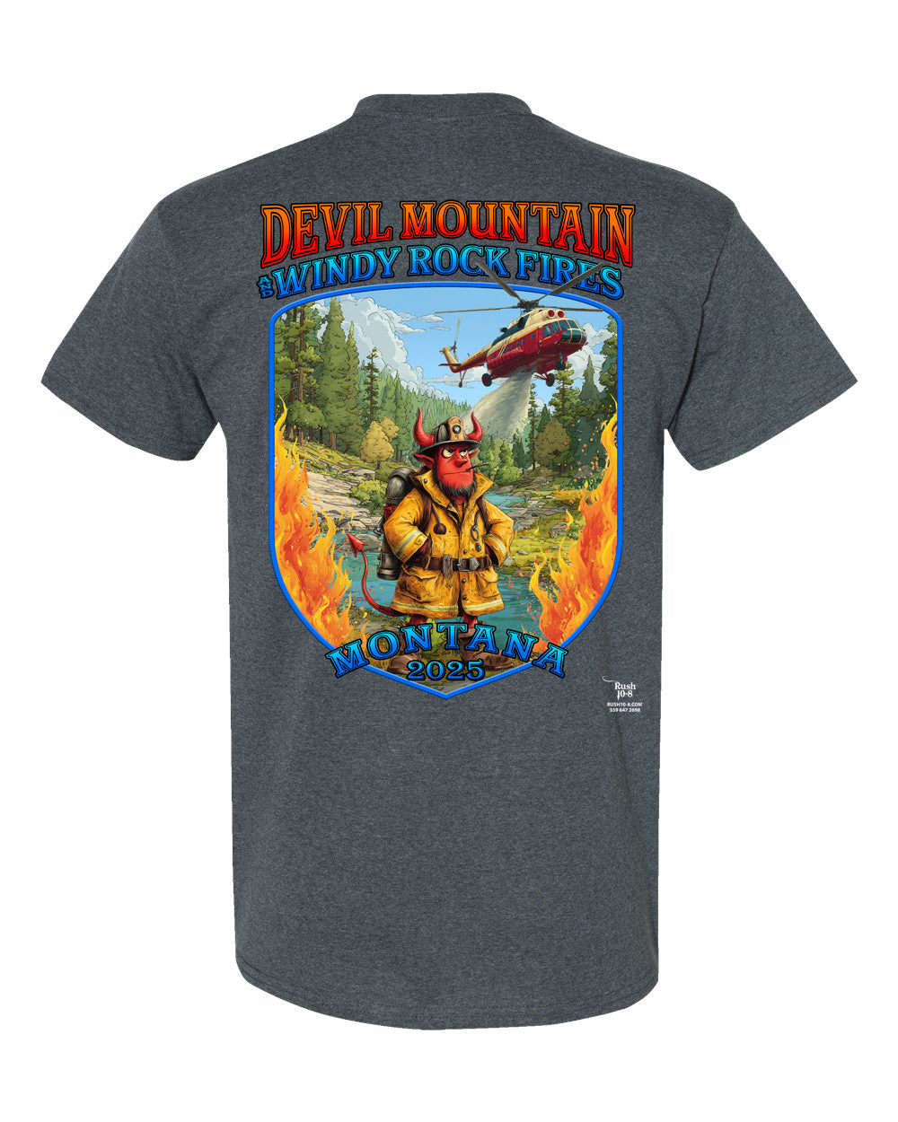 DEVIL MOUNTAIN & WINDY ROCK FIRES FIRE SHIRT 2025