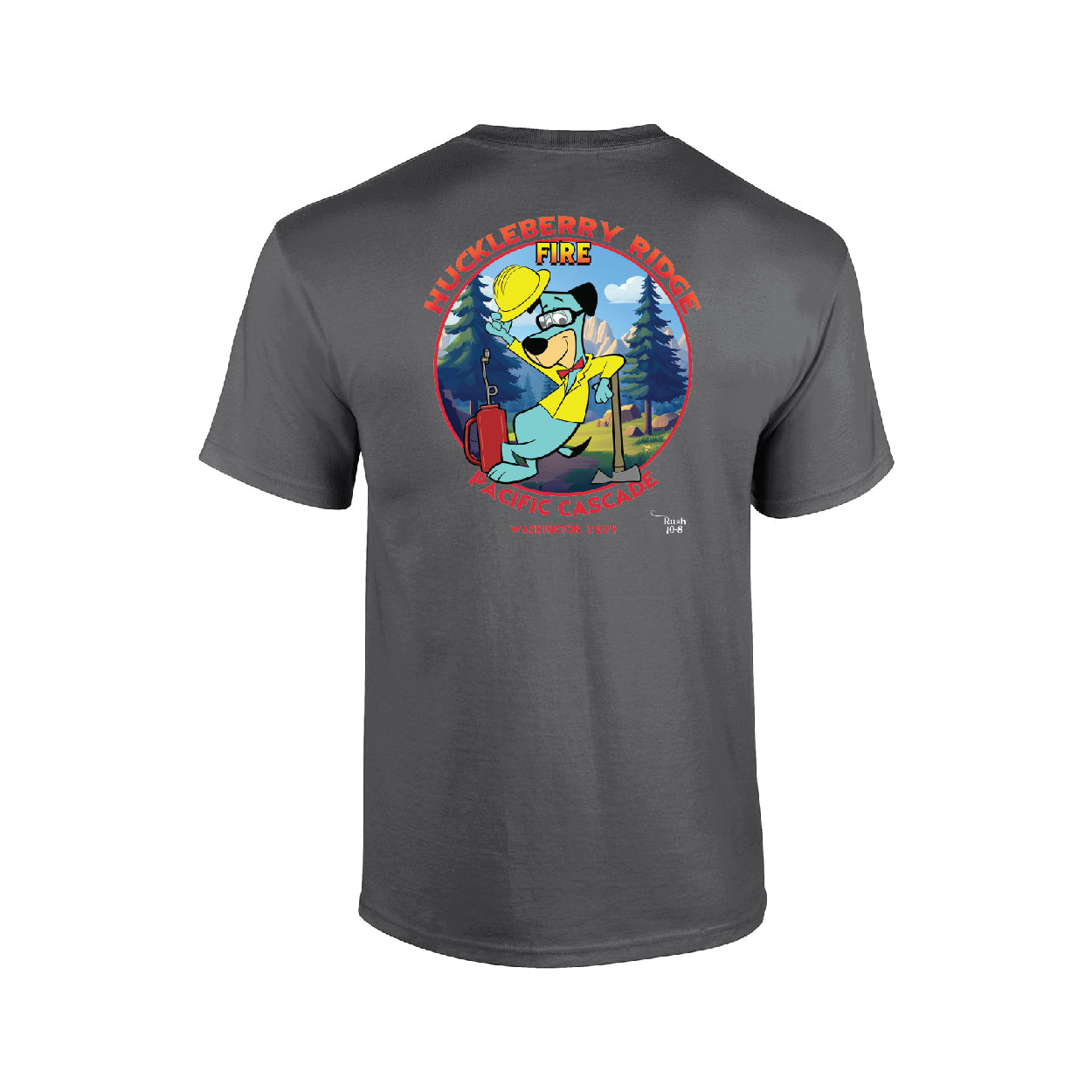 Huckleberry Ridge Logo HUCKLEBERRY RIDGE FIRE SHIRT – Rush Ten Eight