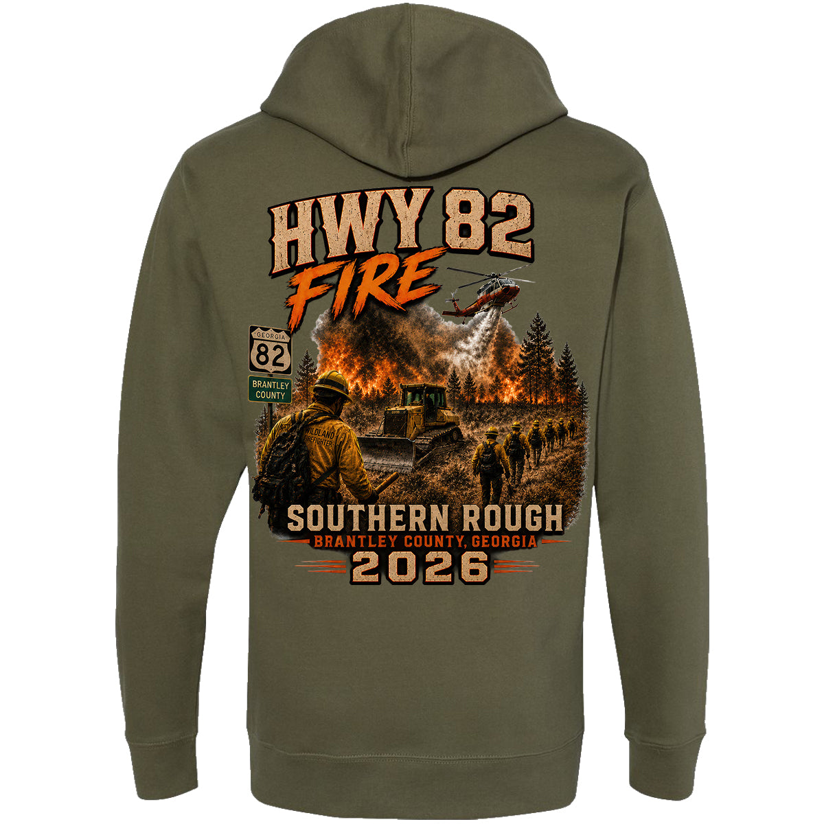 HWY 82 FIRE HOODIE 2026