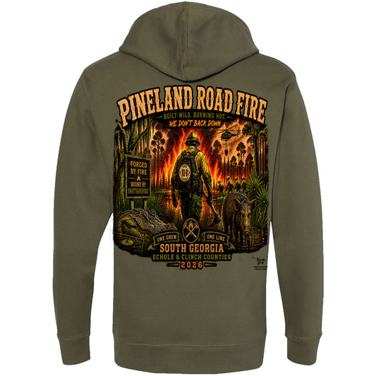 PINELAND ROAD FIRE HOODIE 2026