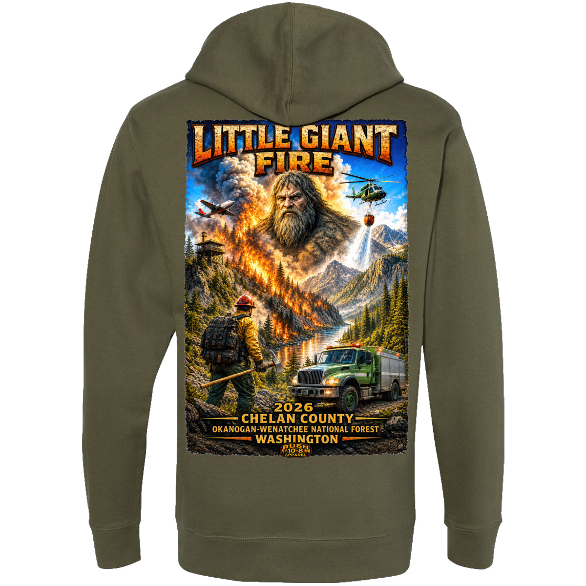 THE LITTLE GIANT FIRE HOODIE 2026
