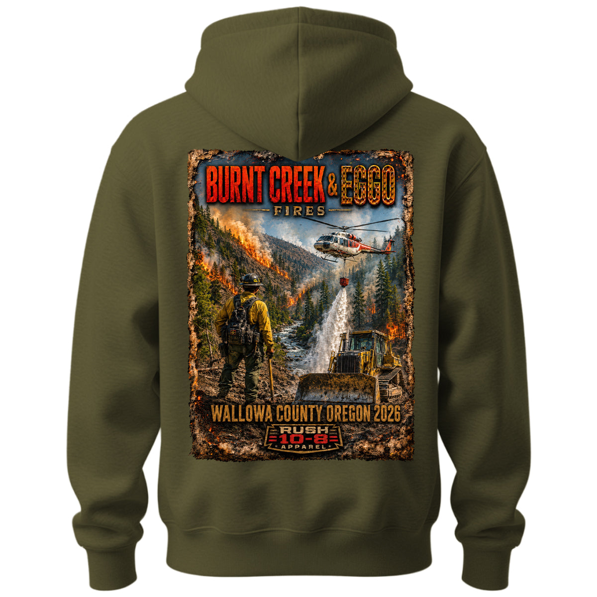 THE BURNT CREEK AND EGGO FIRE HOODIE 2026