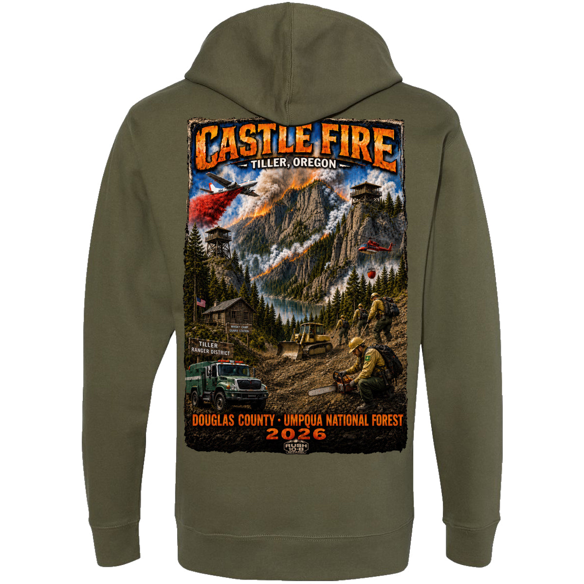 THE CASTLE FIRE HOODIE 2026
