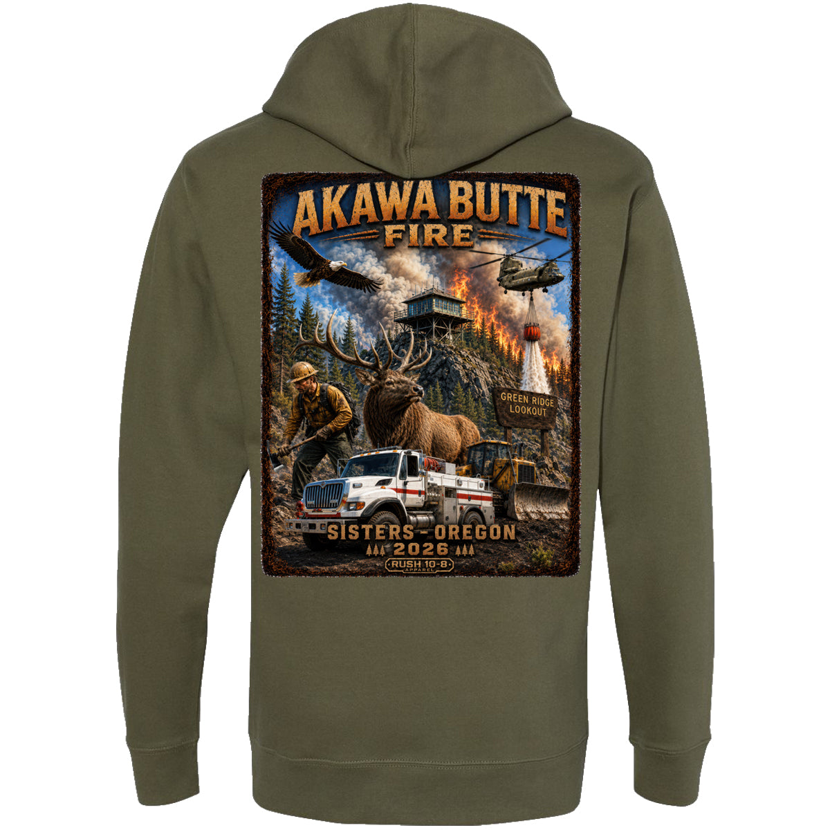 THE AKAWA BUTTE FIRE HOODIE 2026