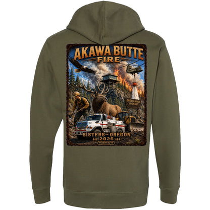 THE AKAWA BUTTE FIRE HOODIE 2026