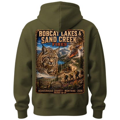 THE BOBCAT LAKE & SAND CREEK FIRE HOODIE 2026