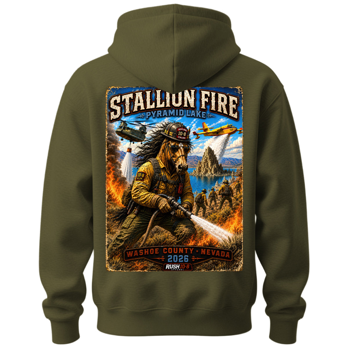 THE STALLION FIRE HOODIE 2026
