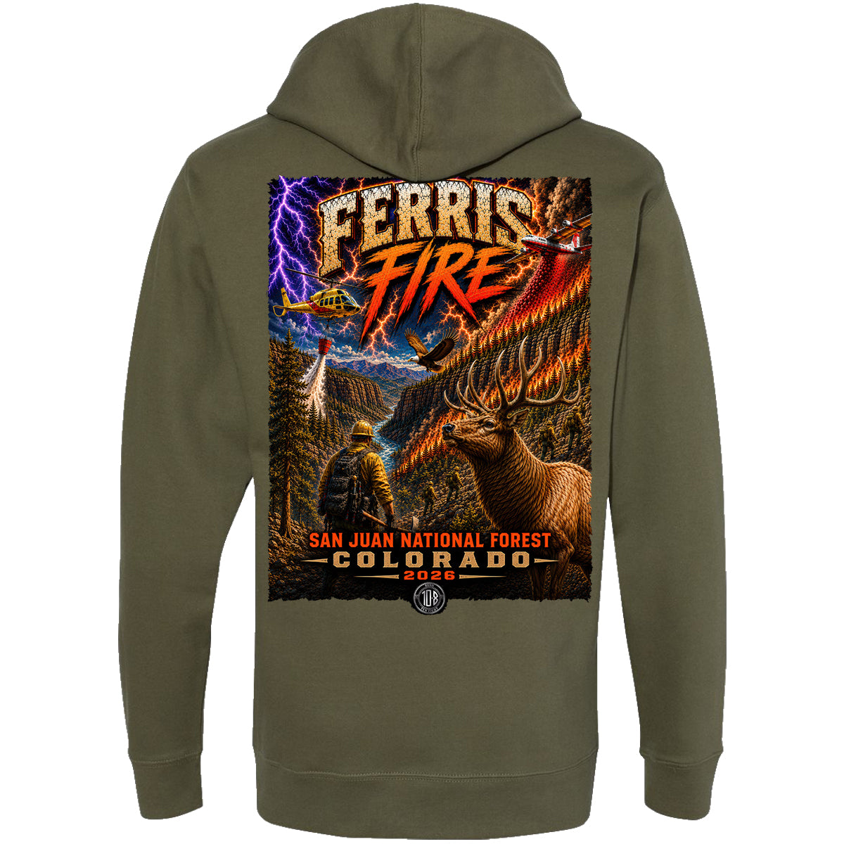 THE FERRIS FIRE HOODIE - 2026 – Rush Ten Eight