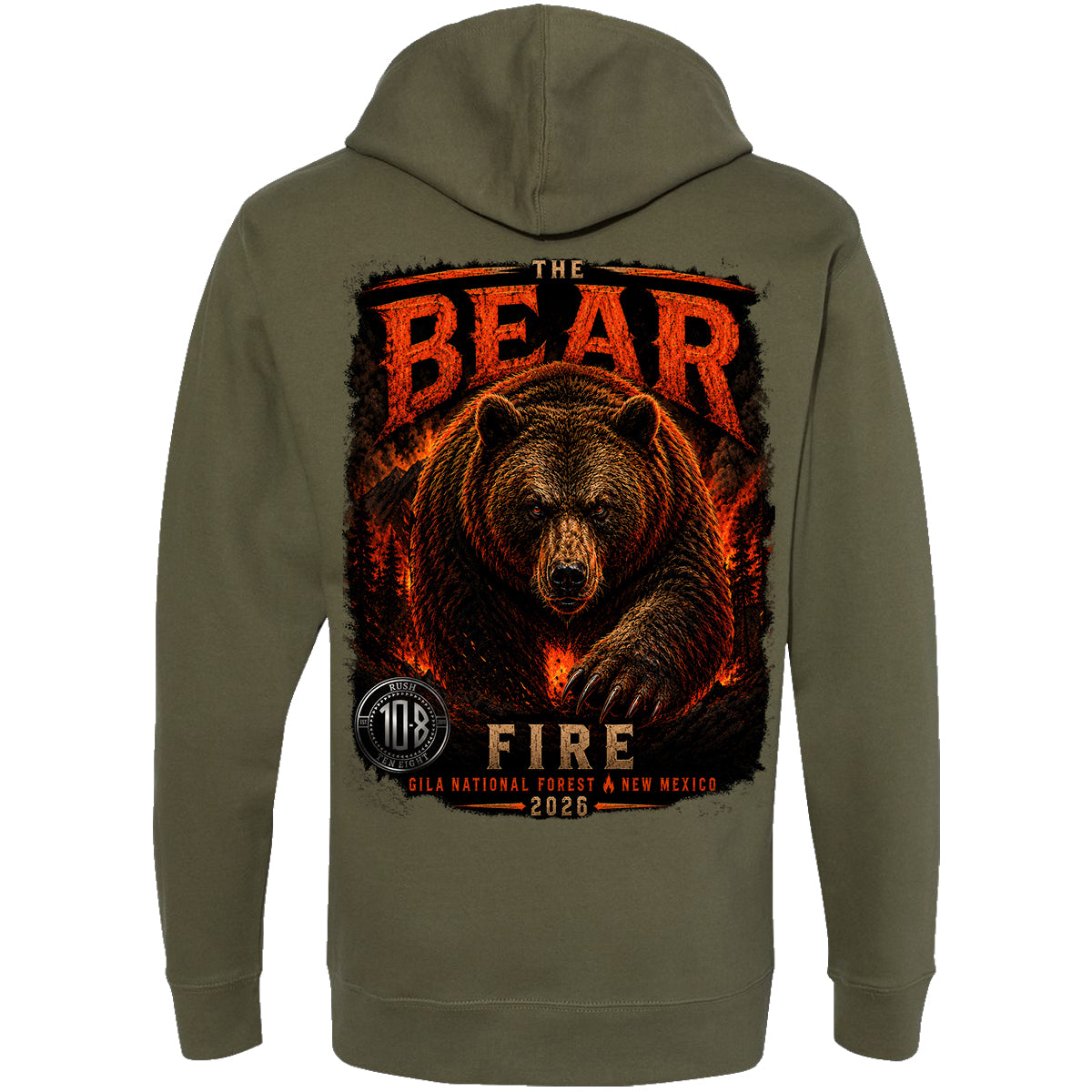 THE BEAR FIRE HOODIE 2026