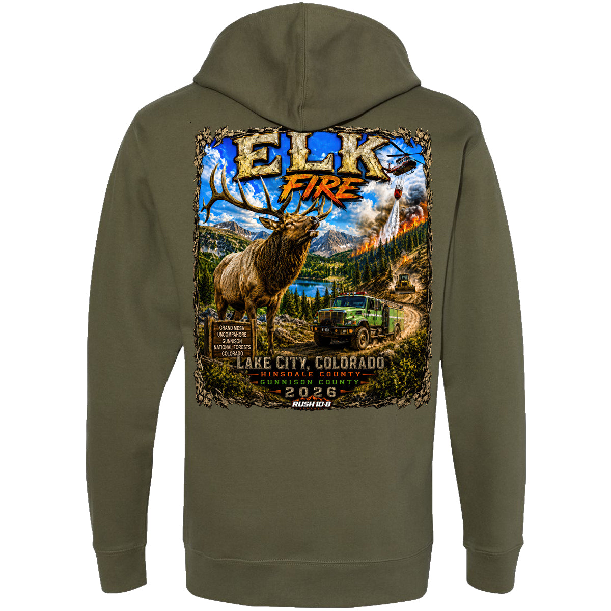 THE ELK FIRE HOODIE 2026