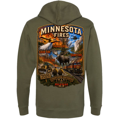 THE MINNESOTA FIRES (THUMB, SIOUX, CAMP, CHUB FIRES) HOODIE 2026