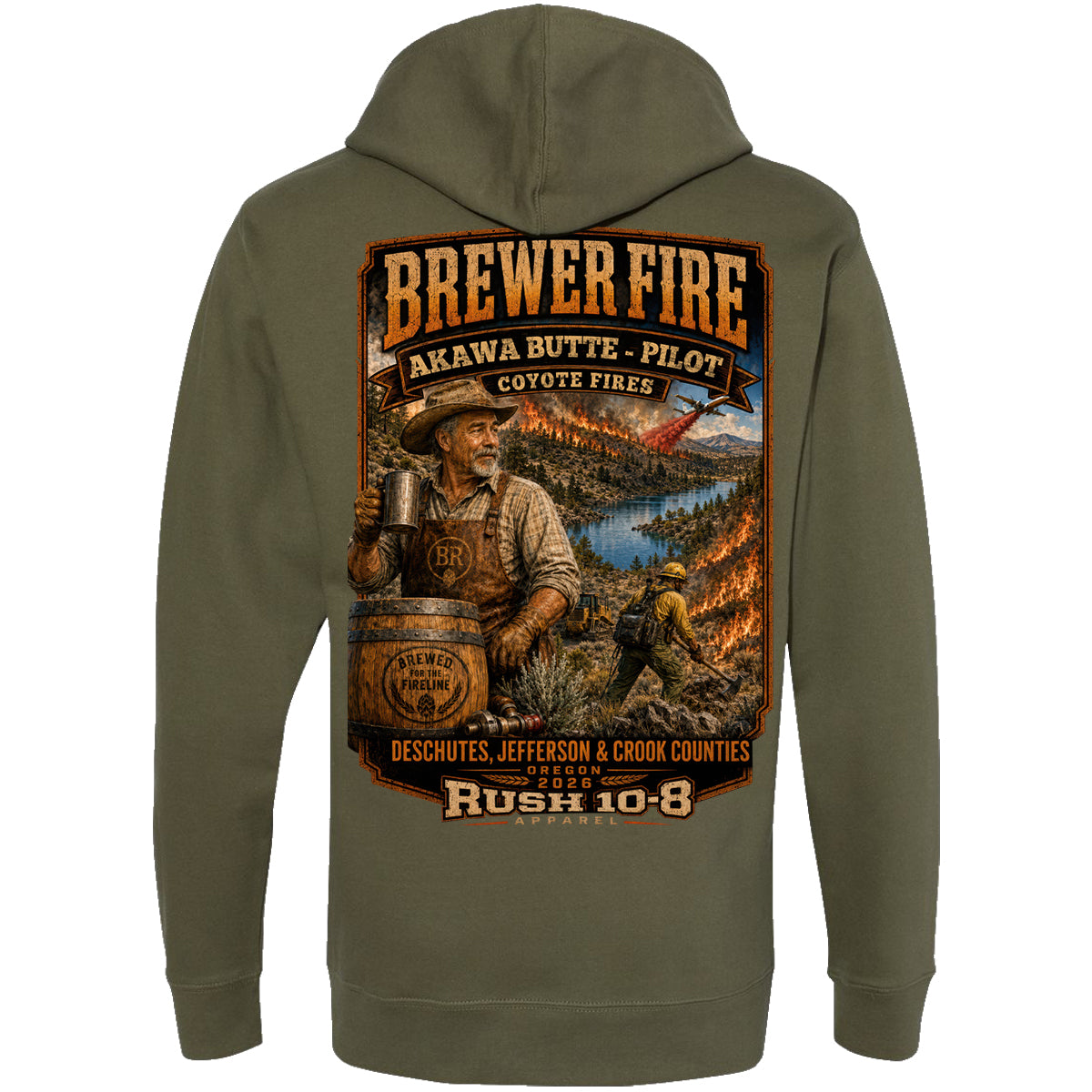 THE BREWER/AKAWA/PILOT/COYOTE FIRES HOODIE 2026