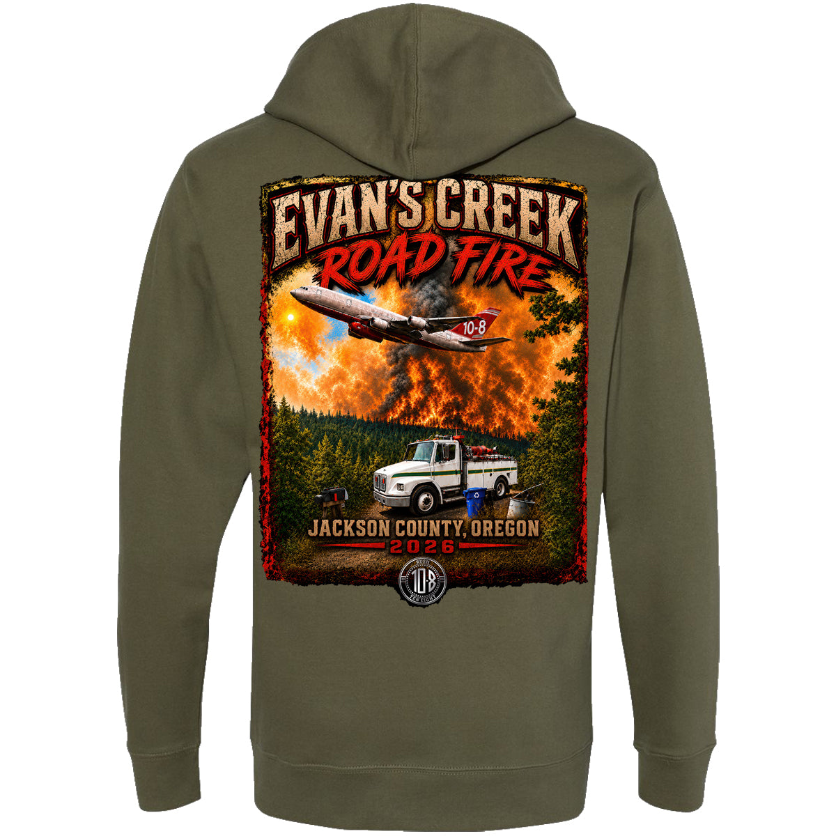 THE EVANS CREEK ROAD FIRE HOODIE 2026