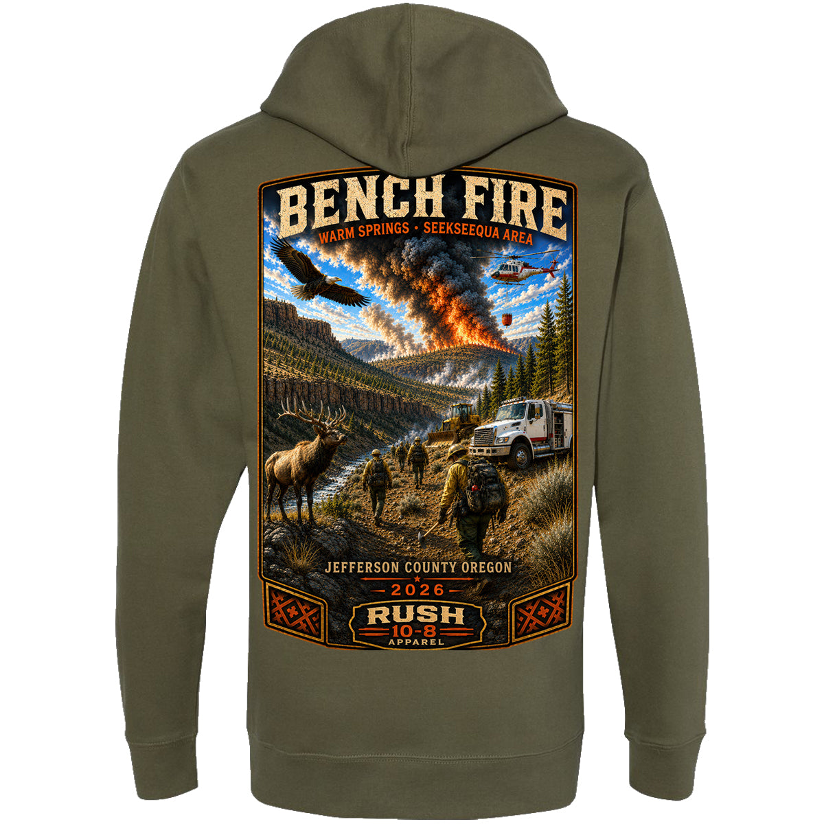 THE BENCH FIRE HOODIE 2026