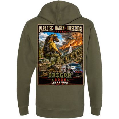 THE PARADISE, HORSE RIDGE & HAGEN FIRES HOODIE 2026