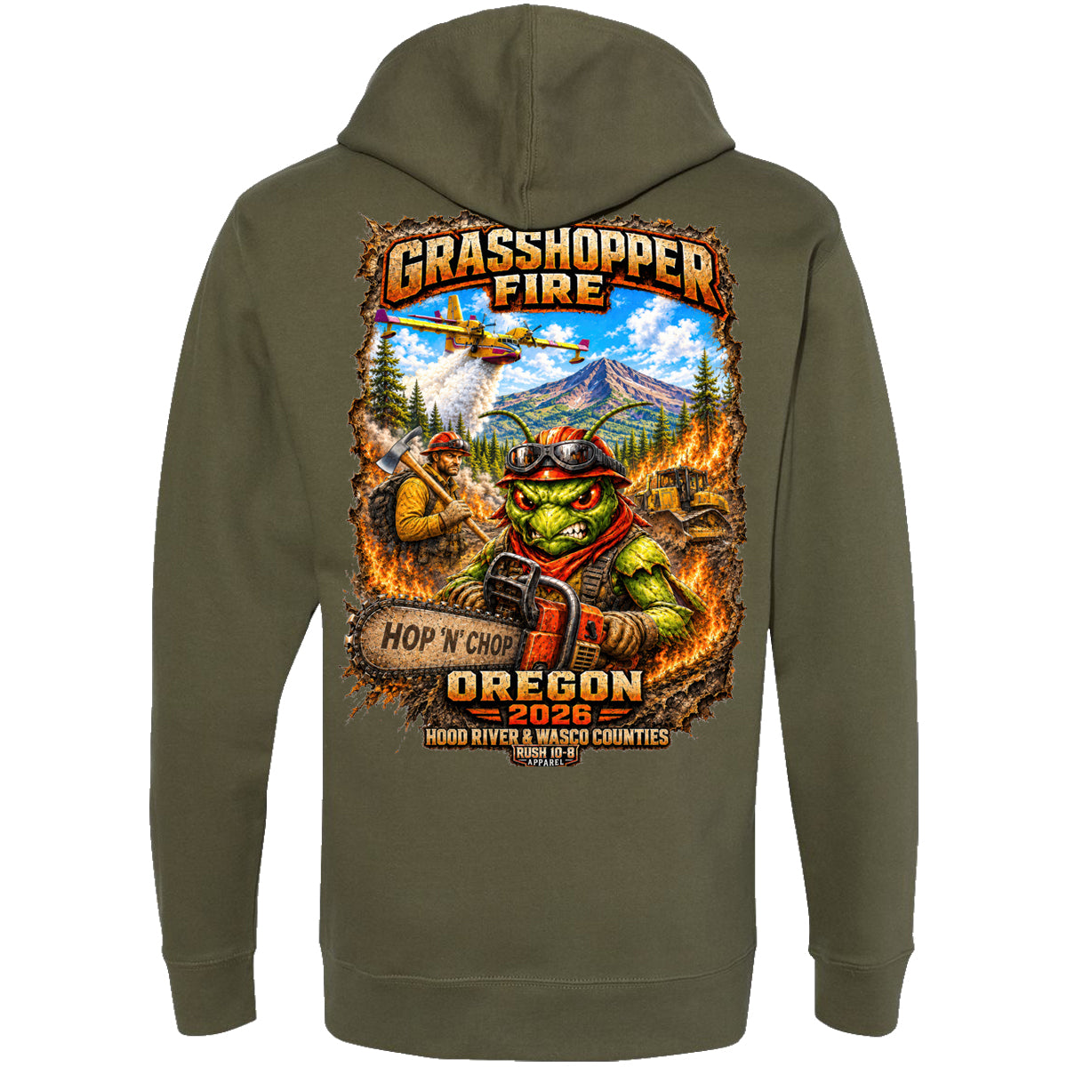 THE GRASSHOPPER FIRE HOODIE 2026