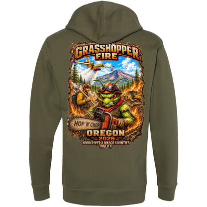 THE GRASSHOPPER FIRE HOODIE 2026