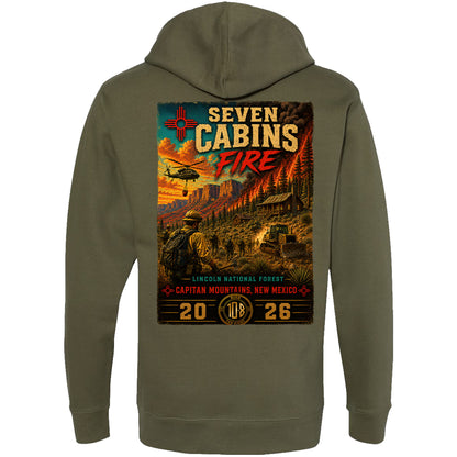 SEVEN CABINS FIRE HOODIE 2026