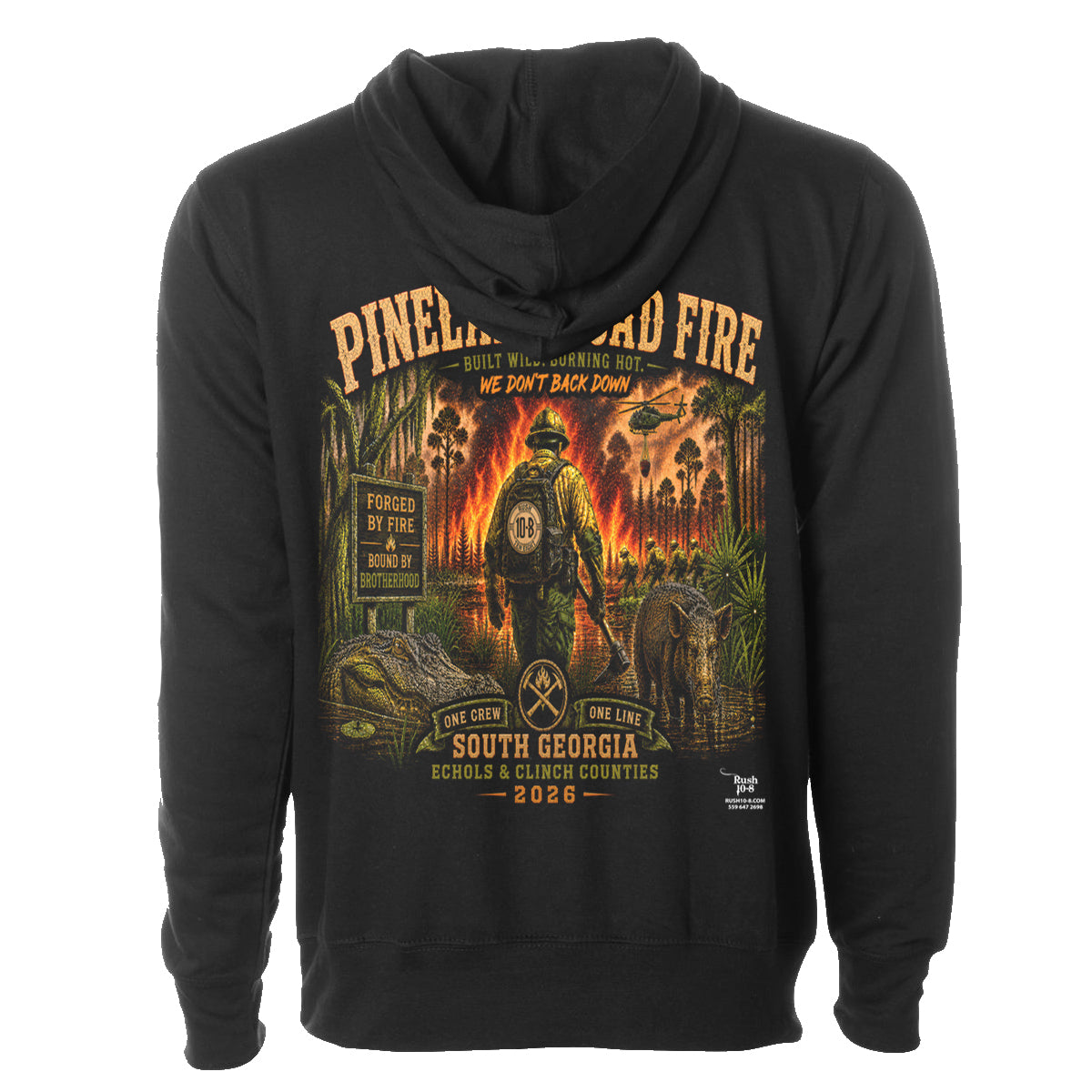 PINELAND ROAD FIRE HOODIE 2026