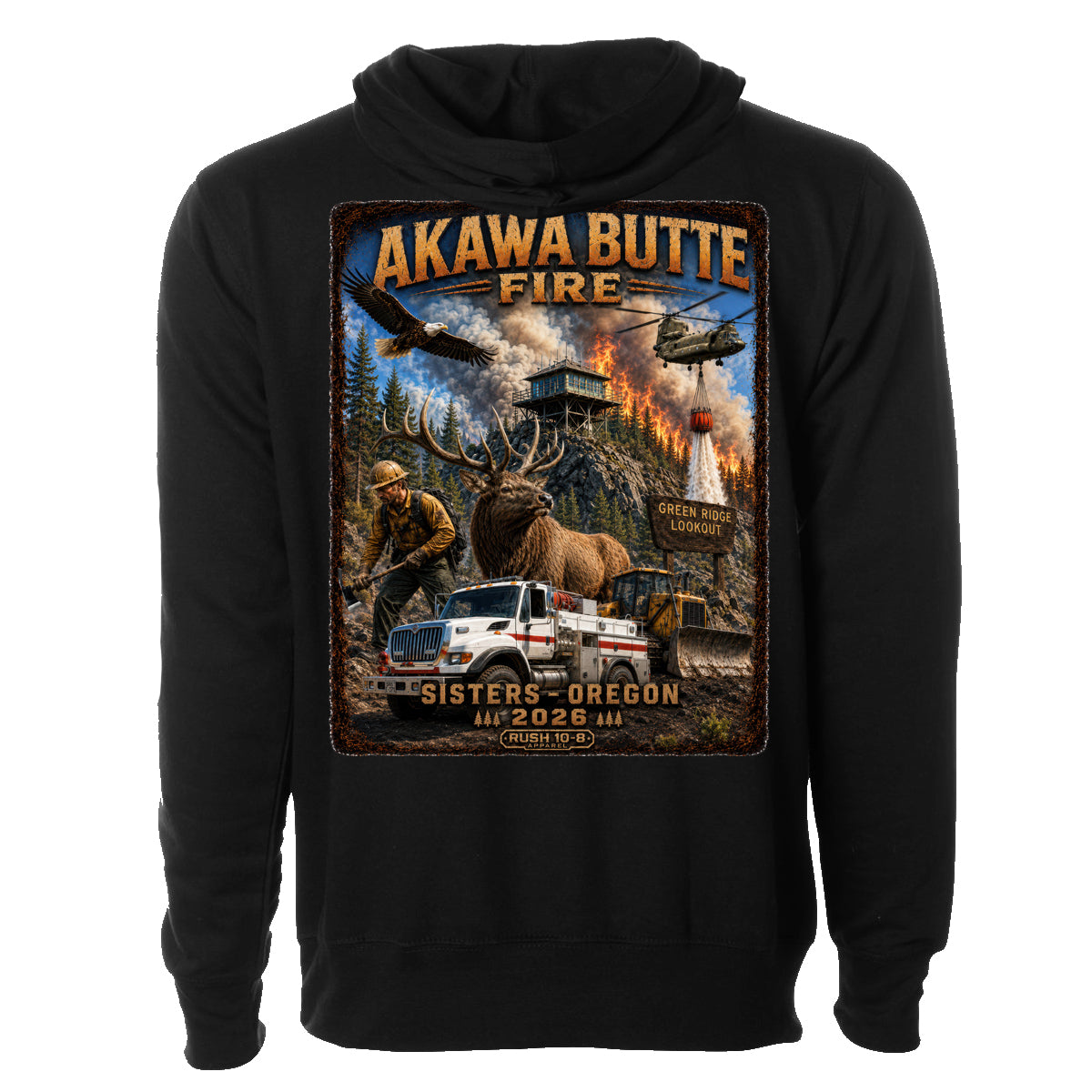 THE AKAWA BUTTE FIRE HOODIE 2026
