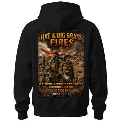 THE BIG GRASS & HAT FIRE HOODIE 2026