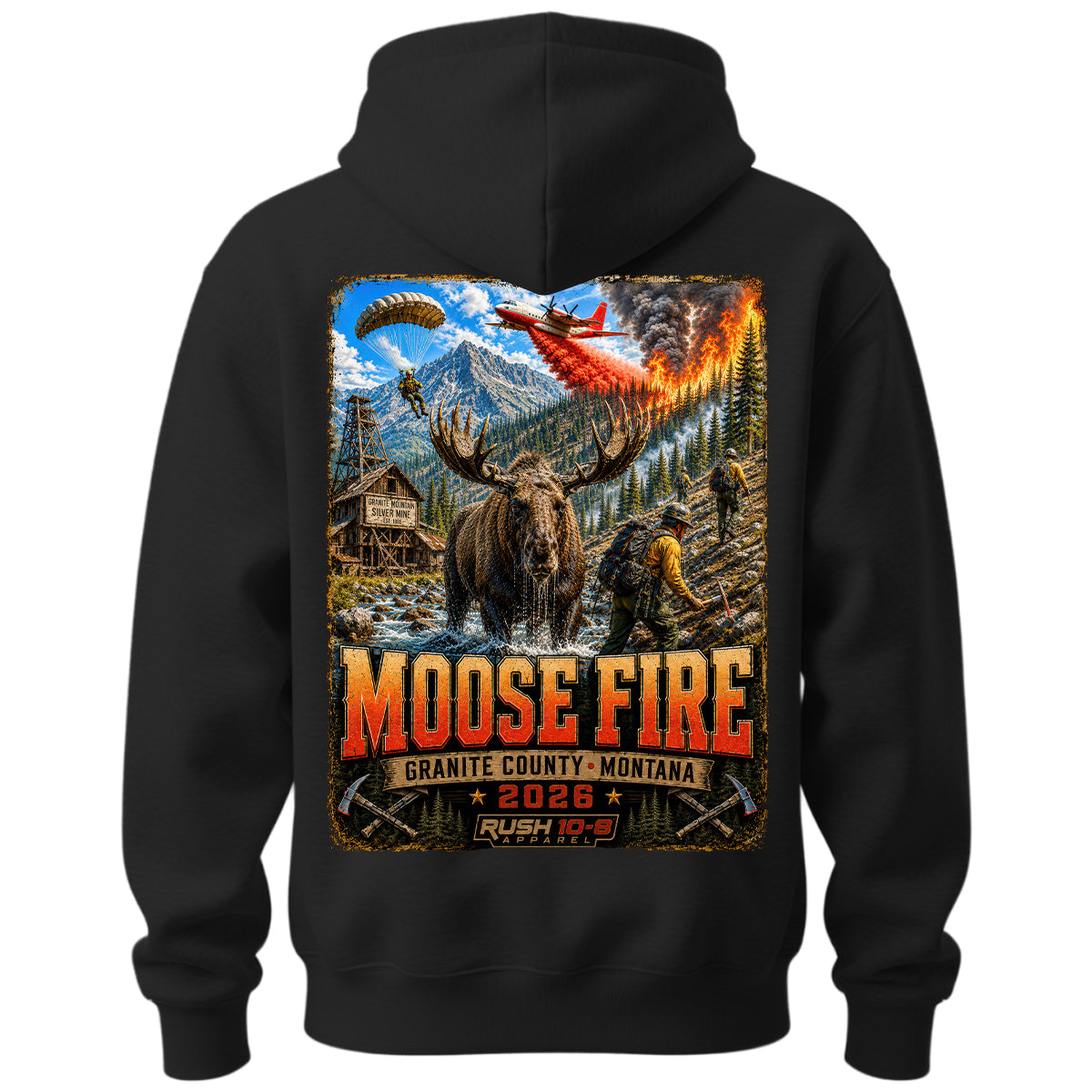 THE MOOSE FIRE HOODIE 2026