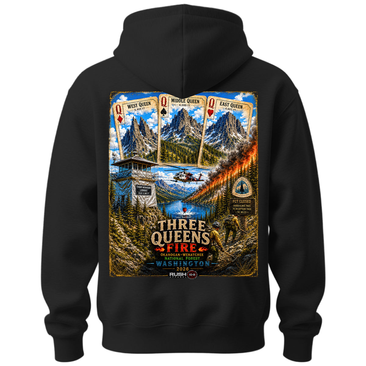THE THREE QUEENS FIRE HOODIE 2026