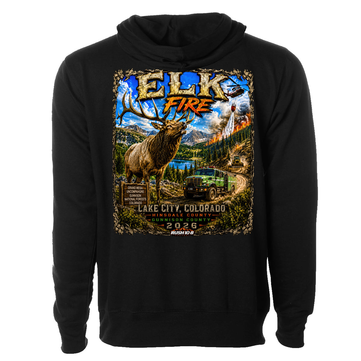 THE ELK FIRE HOODIE 2026