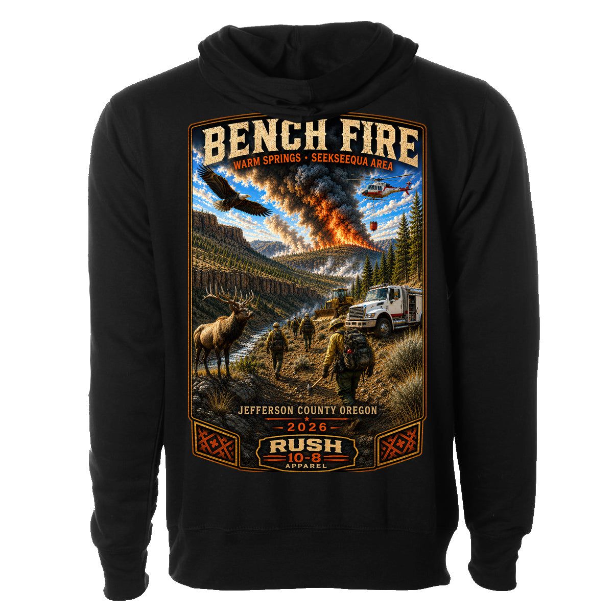 THE BENCH FIRE HOODIE 2026