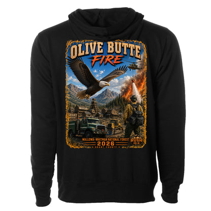 THE OLIVE BUTTE FIRE HOODIE 2026