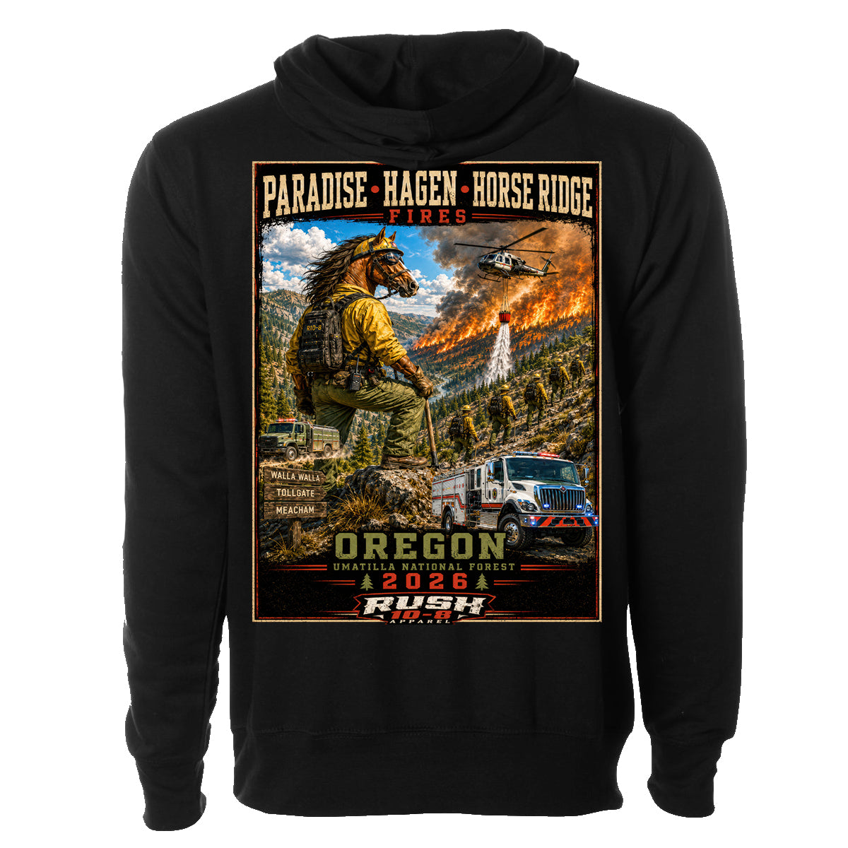 THE PARADISE, HORSE RIDGE & HAGEN FIRES HOODIE 2026