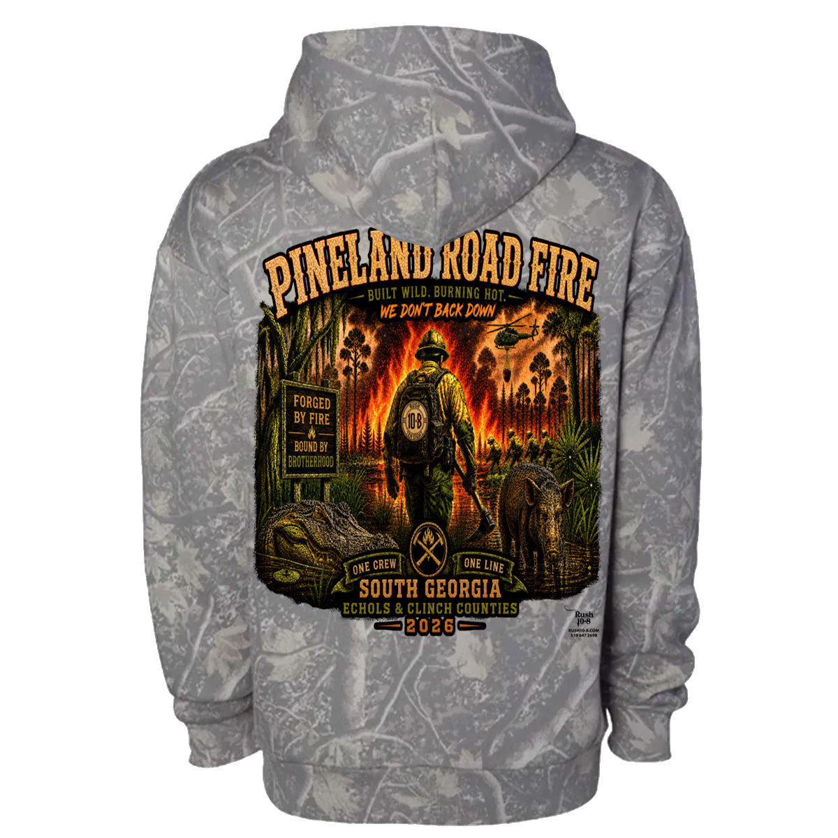 PINELAND ROAD FIRE HOODIE 2026