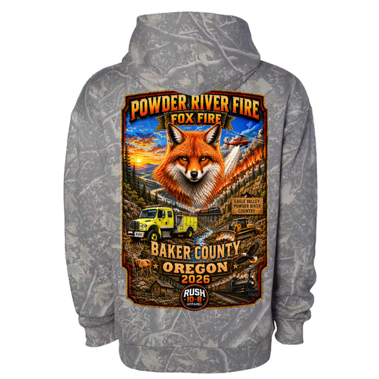 THE POWDER RIVER - FOX - FIRES HOODIE 2026