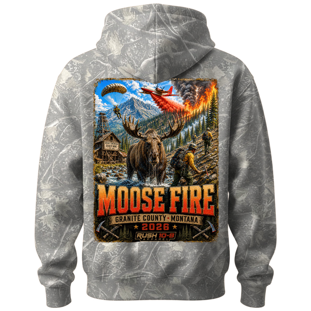 THE MOOSE FIRE HOODIE 2026