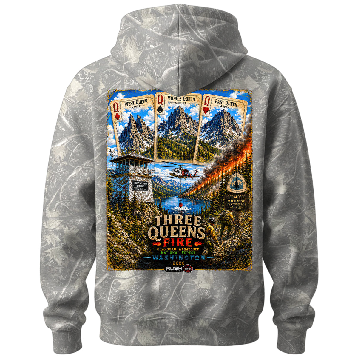THE THREE QUEENS FIRE HOODIE 2026