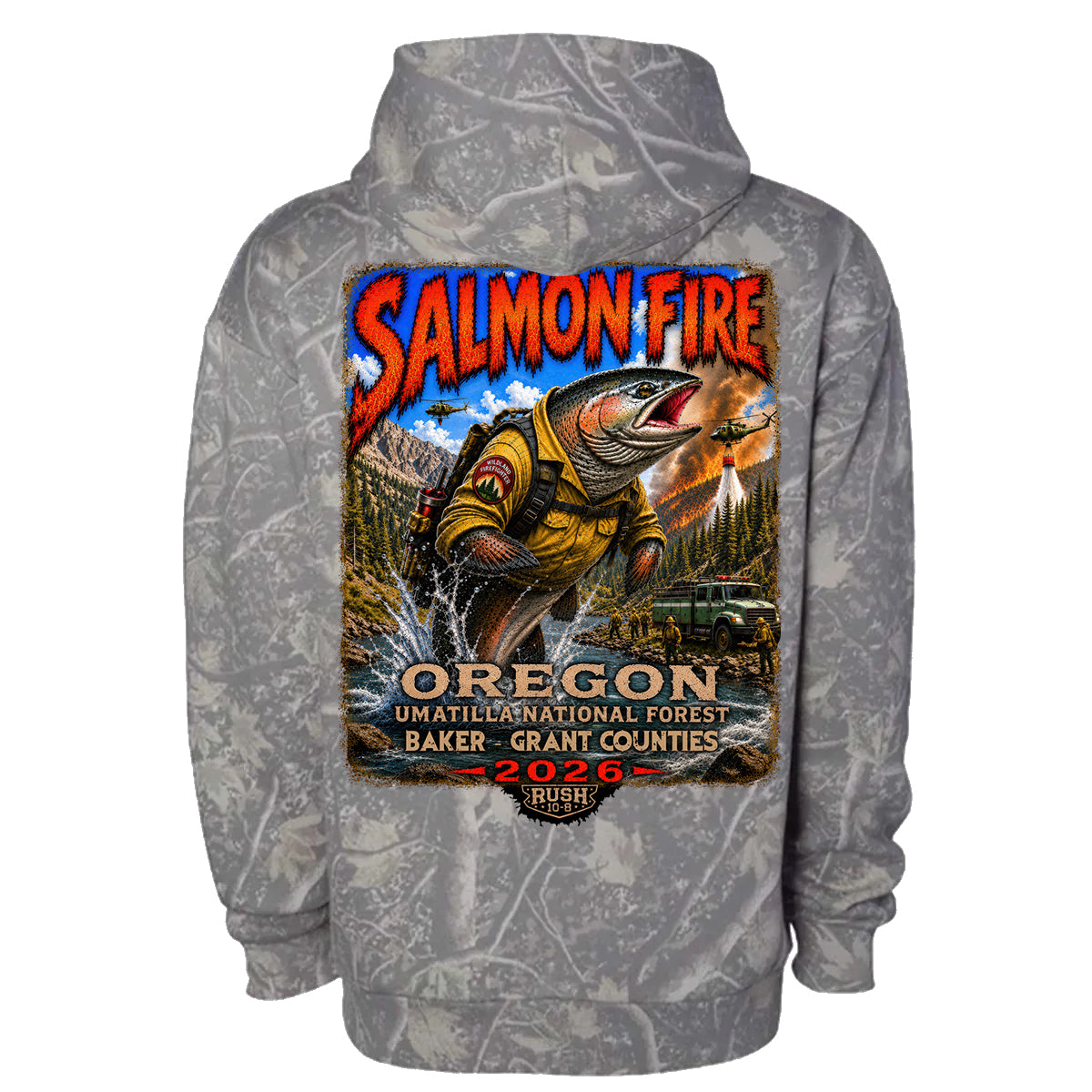 THE SALMON FIRE HOODIE 2026