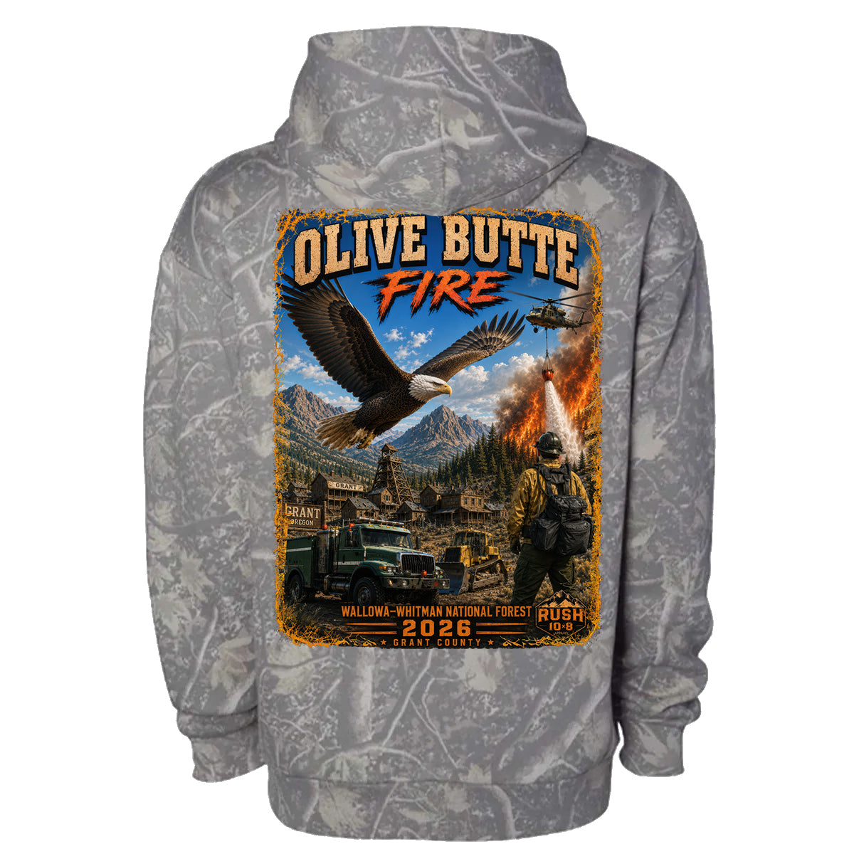 THE OLIVE BUTTE FIRE HOODIE 2026