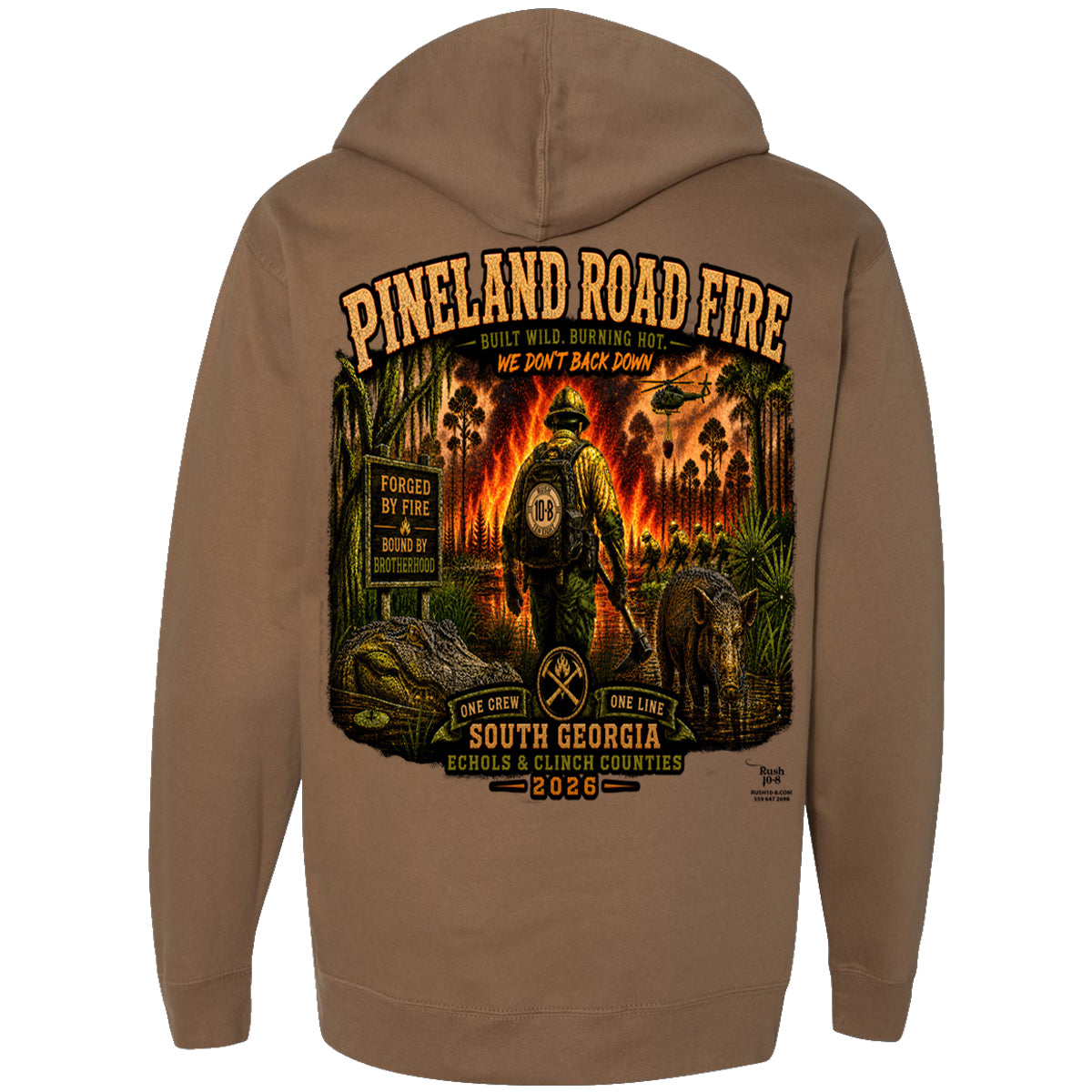 PINELAND ROAD FIRE HOODIE 2026