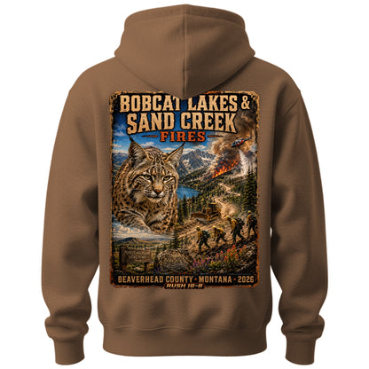 THE BOBCAT LAKE & SAND CREEK FIRE HOODIE 2026