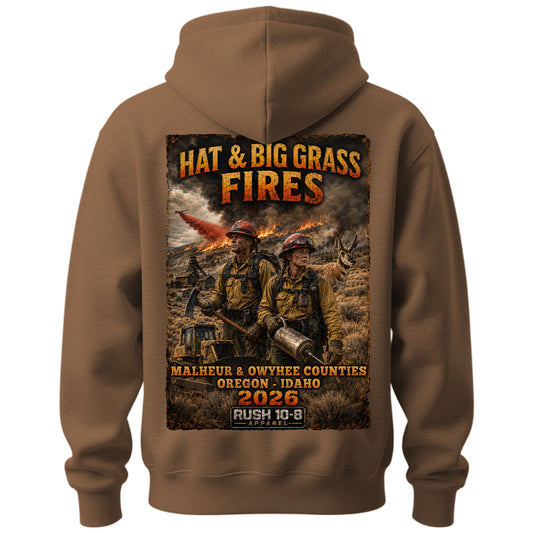 THE BIG GRASS & HAT FIRE HOODIE 2026