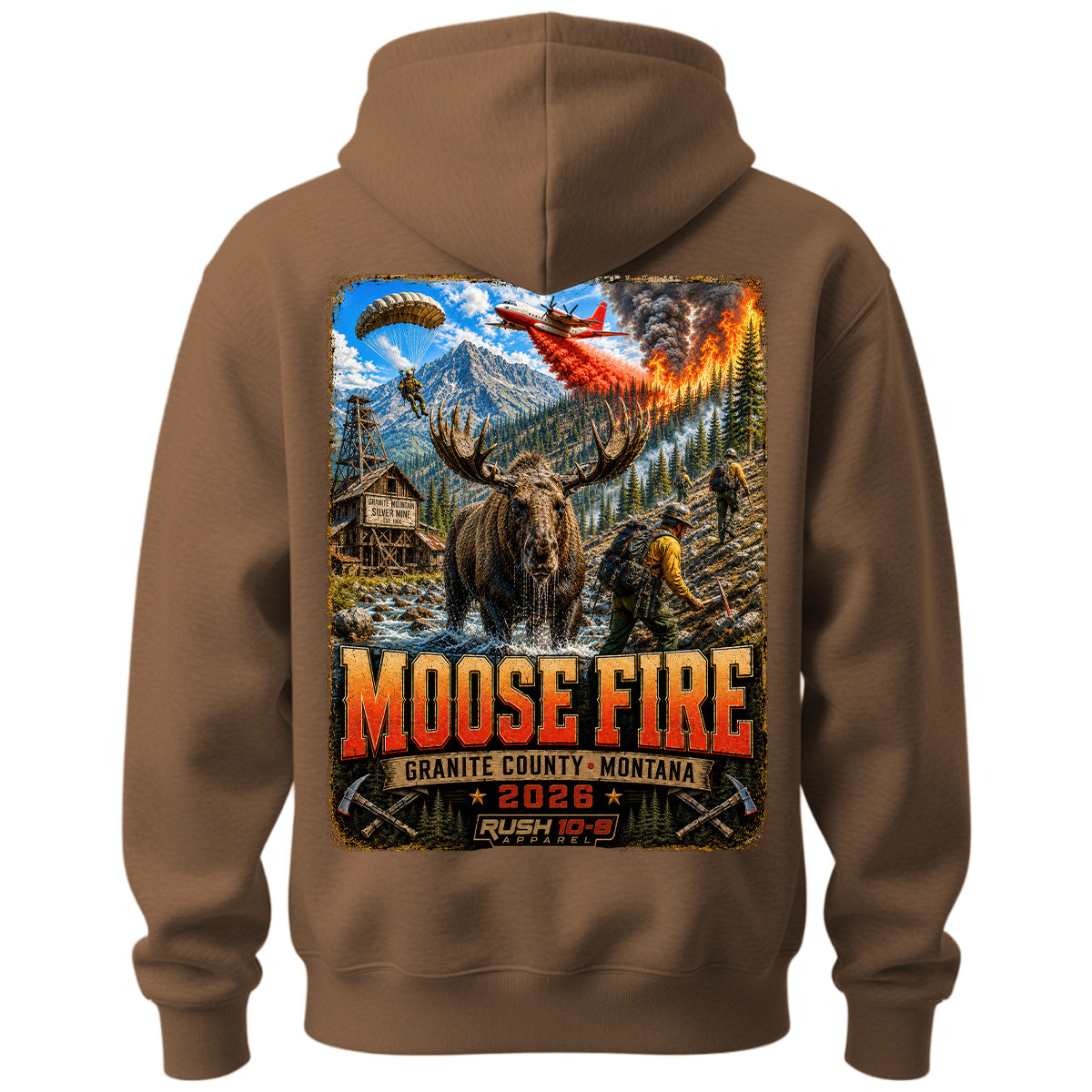 THE MOOSE FIRE HOODIE 2026