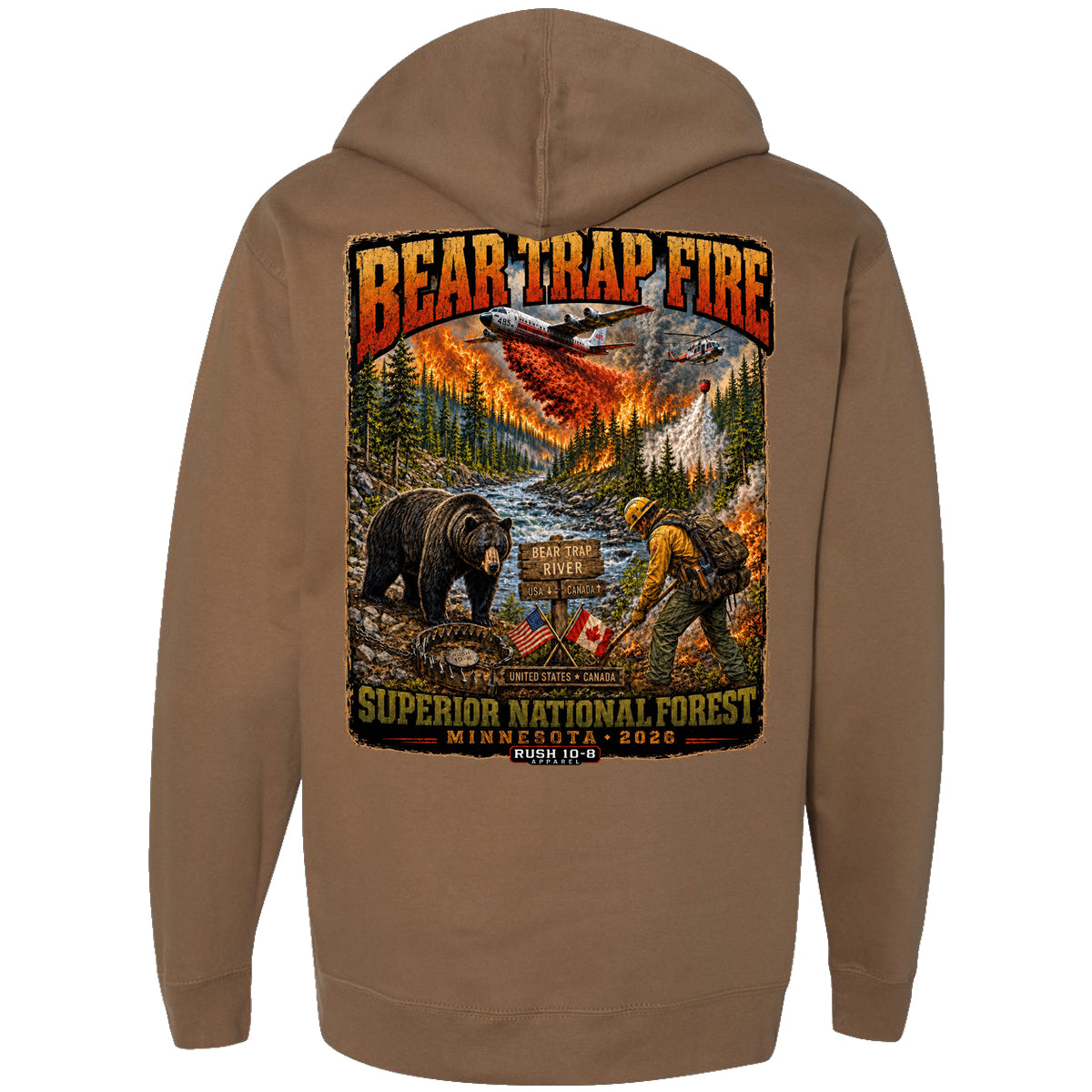 THE BEAR TRAP FIRE HOODIE 2026