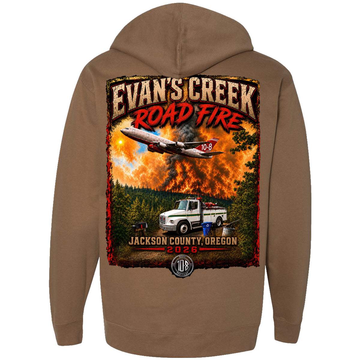 THE EVANS CREEK ROAD FIRE HOODIE 2026