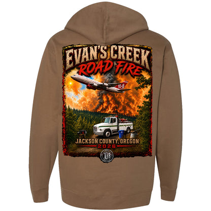 THE EVANS CREEK ROAD FIRE HOODIE 2026