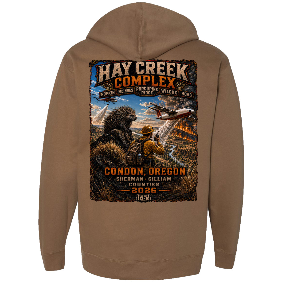 THE BEAR TRAP FIRE HOODIE - 2026 – Rush Ten Eight