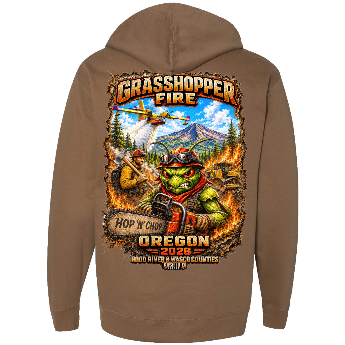 THE GRASSHOPPER FIRE HOODIE 2026